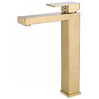 Смеситель ABBER Daheim AF8211G для раковины, золото матовое