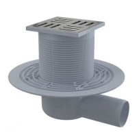 Душевой трап AlcaPlast APV101 выпуск боковой, гидрозатвор мокрый