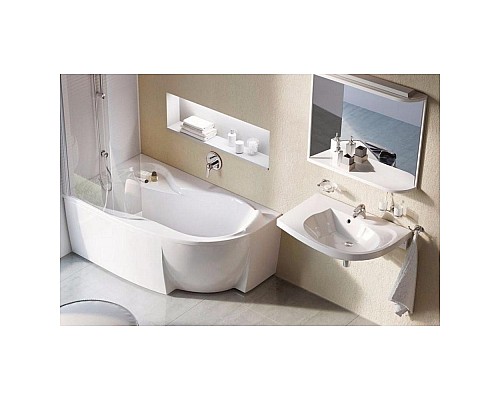 Ванна акриловая 150x95 L Ravak Rosa 95 C551000000