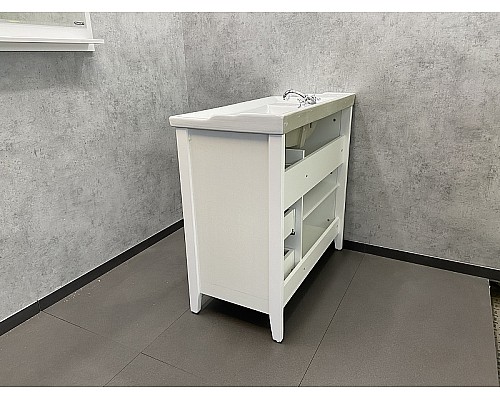 Тумба с раковиной Comforty Тбилиси 90 00003132630 Белая