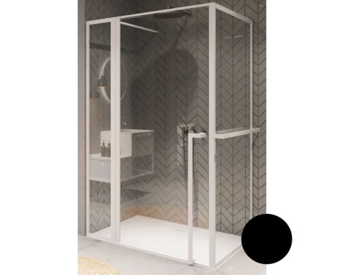 Душевой уголок Riho Lucid GD203 130х80 G005022121 (GD213B080) Черный