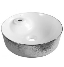 Раковина-чаша CeramaLux 45 Белая Серебряная