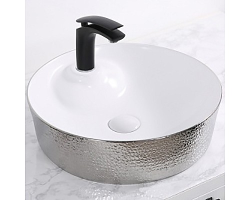 Раковина-чаша CeramaLux 45 D1306H021 Белая Серебряная