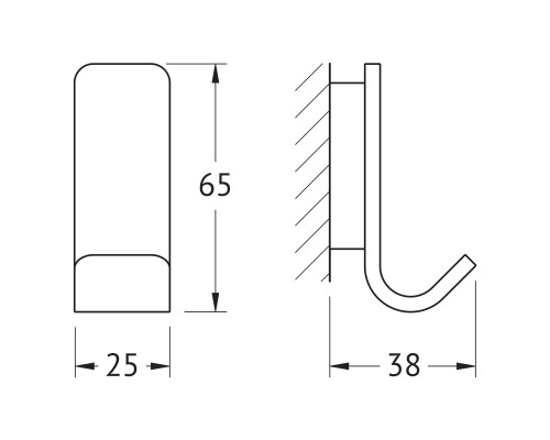 Крючок Artwelle REGEN 8315