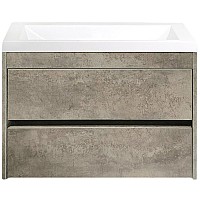 Тумба под раковину Art&Max Family-900-2C-SO-CV подвесная Цемент