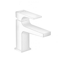 Смеситель для раковины Hansgrohe Metropol однорычажный белый матовый 32500700
