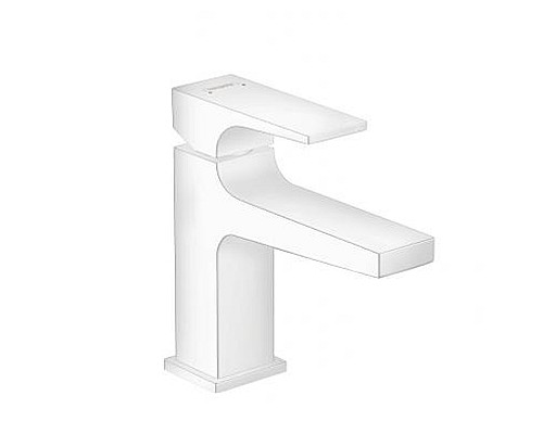 Смеситель для раковины Hansgrohe Metropol однорычажный белый матовый 32500700