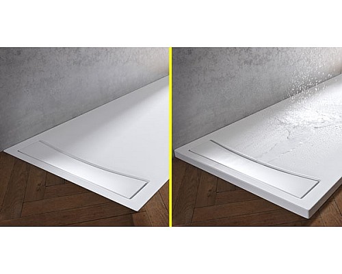 Душевой поддон из материала Flight Jacob Delafon Flight Neus 120x80 Белый