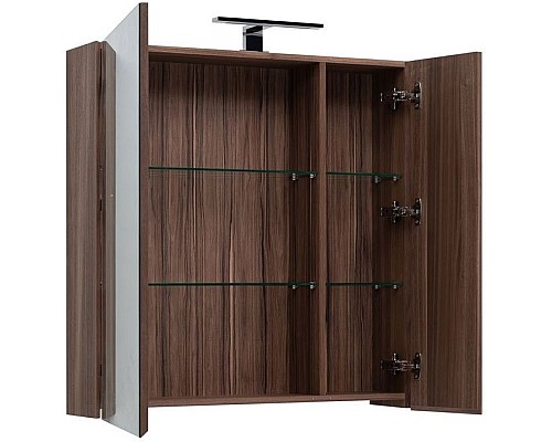 Зеркало-шкаф Aquanet Нью-Йорк 85 орех