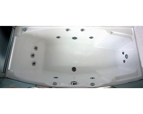 Душевой бокс Radomir Элис 2 168x85 L 1-04-1-1-5-0960 профиль Белый стекло прозрачное