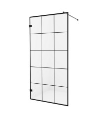 Душевое ограждение NEW TRENDY AVEXA BLACK 120x200 (черный)
