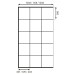 Душевое ограждение NEW TRENDY AVEXA BLACK 120x200 (черный)