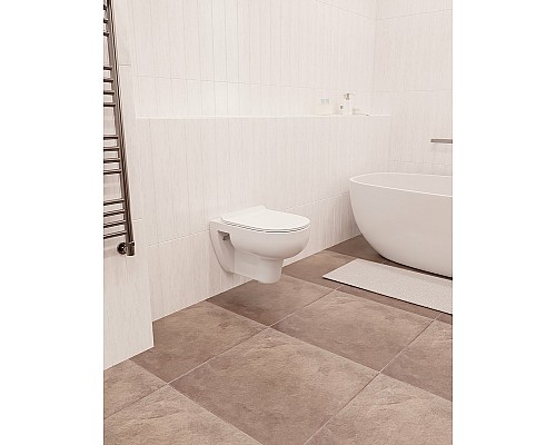 Унитаз AQUAme AQM2008 подвесной Белый глянец с сиденьем Микролифт