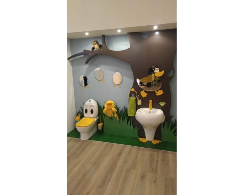 Зеркало Creavit Ducky DC30035-B детское Желтое