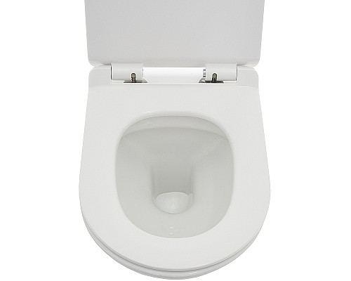 Унитаз AQUAme AQM2008 подвесной Белый глянец с сиденьем Микролифт