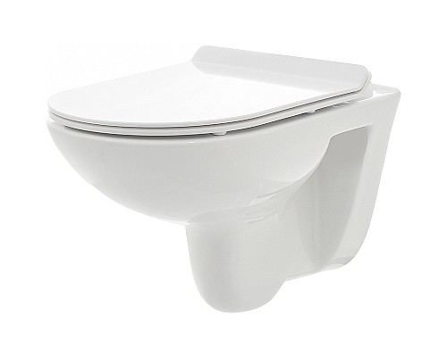 Унитаз AQUAme AQM2008 подвесной Белый глянец с сиденьем Микролифт