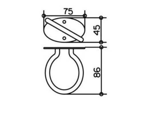 Держатель для фена Keuco 04997 010000 Хром