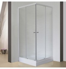 Душевой уголок Royal Bath HPD 115х115 без поддона профиль Белый стекло матовое