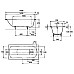 Ванна стальная Kaldewei Saniform Plus 160х70 111700010001