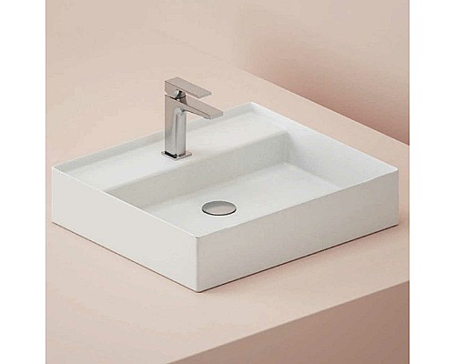 Раковина Artceram Scalino 55 SCL007 05 00 Белая матовая