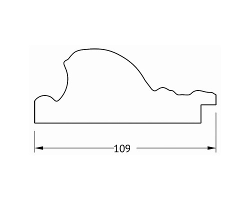 Зеркало Evoform Exclusive Floor 205х115 BY 6176 с фацетом в багетной раме - Виньетка серебро 109 мм