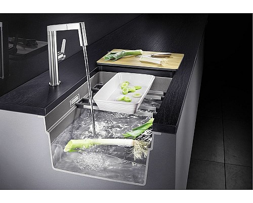 Кухонная мойка Blanco Etagon 500-U Silgranit 522227 Антрацит