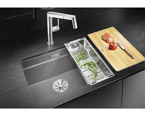 Кухонная мойка Blanco Etagon 500-U Silgranit 522227 Антрацит
