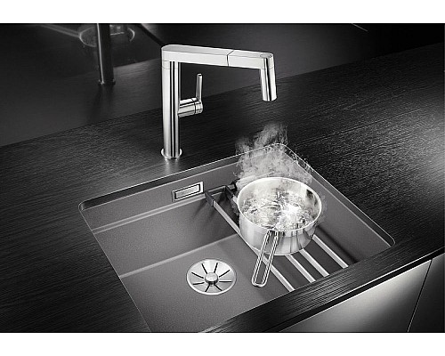 Кухонная мойка Blanco Etagon 500-U Silgranit 522227 Антрацит