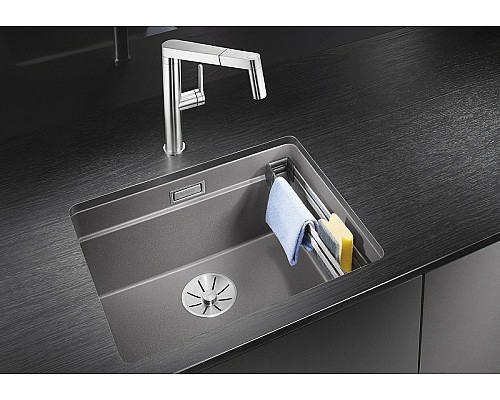 Кухонная мойка Blanco Etagon 500-U Silgranit 522227 Антрацит