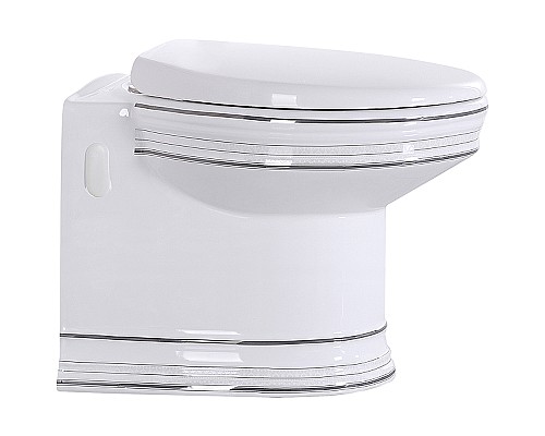 Унитаз CeramaLux Lux Classic 4287 приставной с сиденьем Микролифт