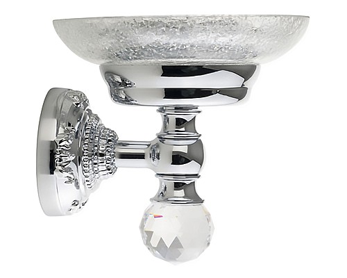 Мыльница Migliore Cristalia 16790 Хром с кристаллом Swarovski Мыльница Migliore Cristalia 16790 Хром с кристаллом Swarovski