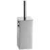 Ершик для унитаза Nofer 09074.S Матовая нержавеющая сталь