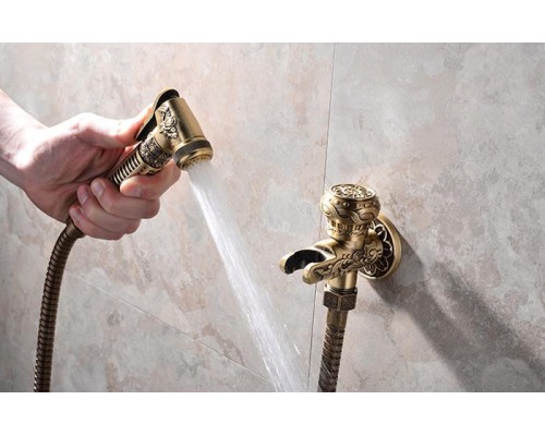 Гигиенический душ без смесителя Bronze de Luxe ROYAL 10235 бронза