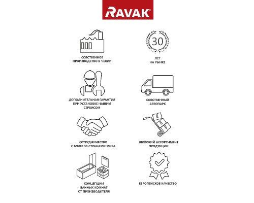 Душевой поддон из искусственного камня Ravak Gigant Pro 120x90