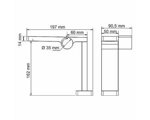 Смеситель для умывальника WasserKRAFT 1510