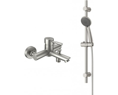 Смеситель для ванны Dorff Logic New D0103030SS Нержавеющая сталь