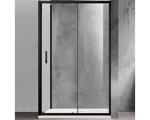 Душевой уголок Azario Milton 120х80 AZ-ND1131-R 1200 профиль Черный стекло прозрачное