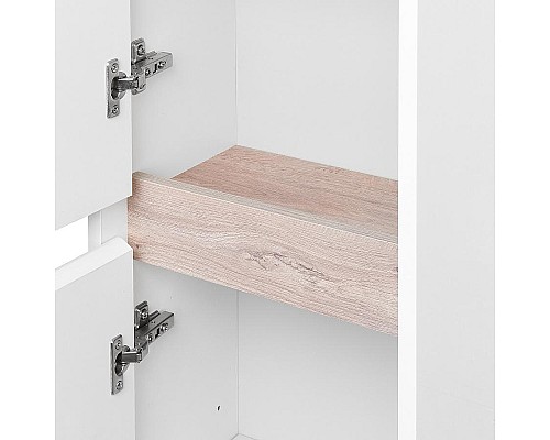 Шкаф пенал Aquaton Нортон 34 L 1A249403NT01L подвесной Белый глянец