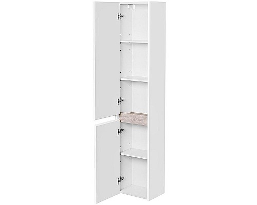 Шкаф пенал Aquaton Нортон 34 L 1A249403NT01L подвесной Белый глянец