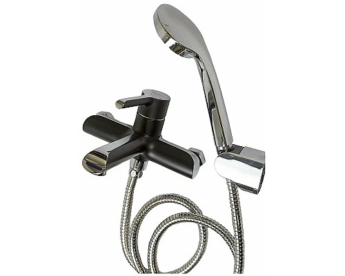 Смеситель для ванны Haiba HB60805-7 Черный Хром