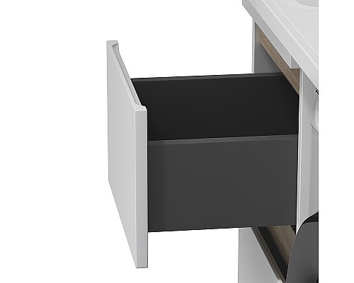 Тумба под раковину AM.PM X-Joy 40 M85AFSX0402WG Белый глянец Светлое дерево