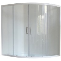 Шторка на ванну Royal Bath Alpine 170 профиль Белый стекло прозрачное