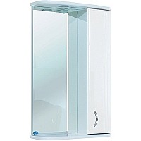 Зеркало со шкафом Bellezza Астра 55 4614908001012 с подсветкой R Белое