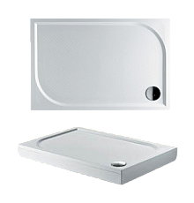 Душевой поддон из литьевого мрамора Riho Kolping DB33 120x80 белый + сифон DB3300500000000