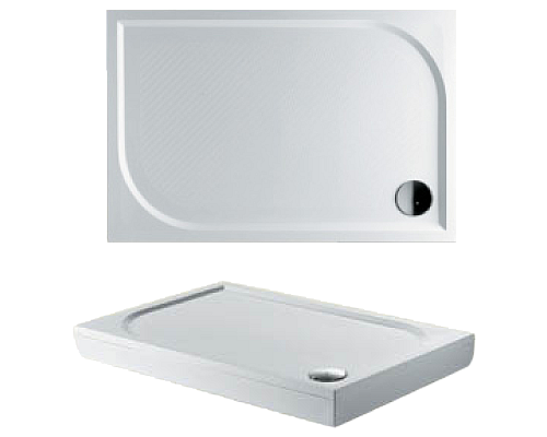 Душевой поддон из литьевого мрамора Riho Kolping DB33 120x80 белый + сифон DB3300500000000