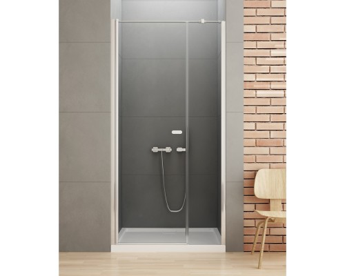 Душевая дверь NEW TRENDY NEW SOLEO PLUS 120x195 (хром)
