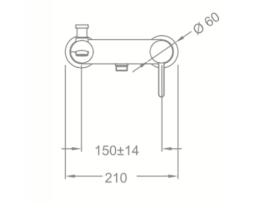 Смеситель для ванны Schein Icon 47205/8026020 Хром