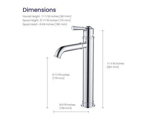 Смеситель для раковины-чаши Timo Arisa 5311/00F хром