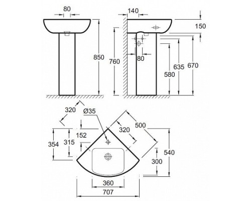 Раковина Jacob Delafon E4710-00