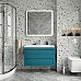 Тумба под раковину Art&Max AM-Platino-900-2C-SO-TM подвесная Бирюзовая матовая